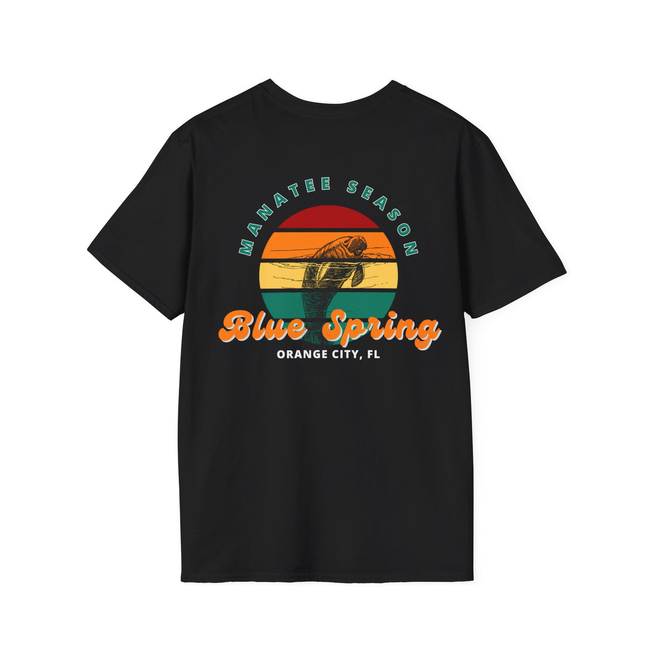 Blue Spring • Manatee Season • Unisex Softstyle T-Shirt