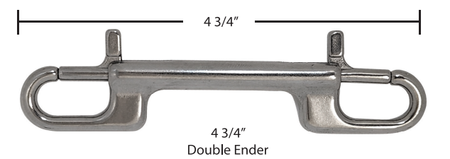Stainless Double Ender Bolt Snap Ergonomic (4 ¾” inch)