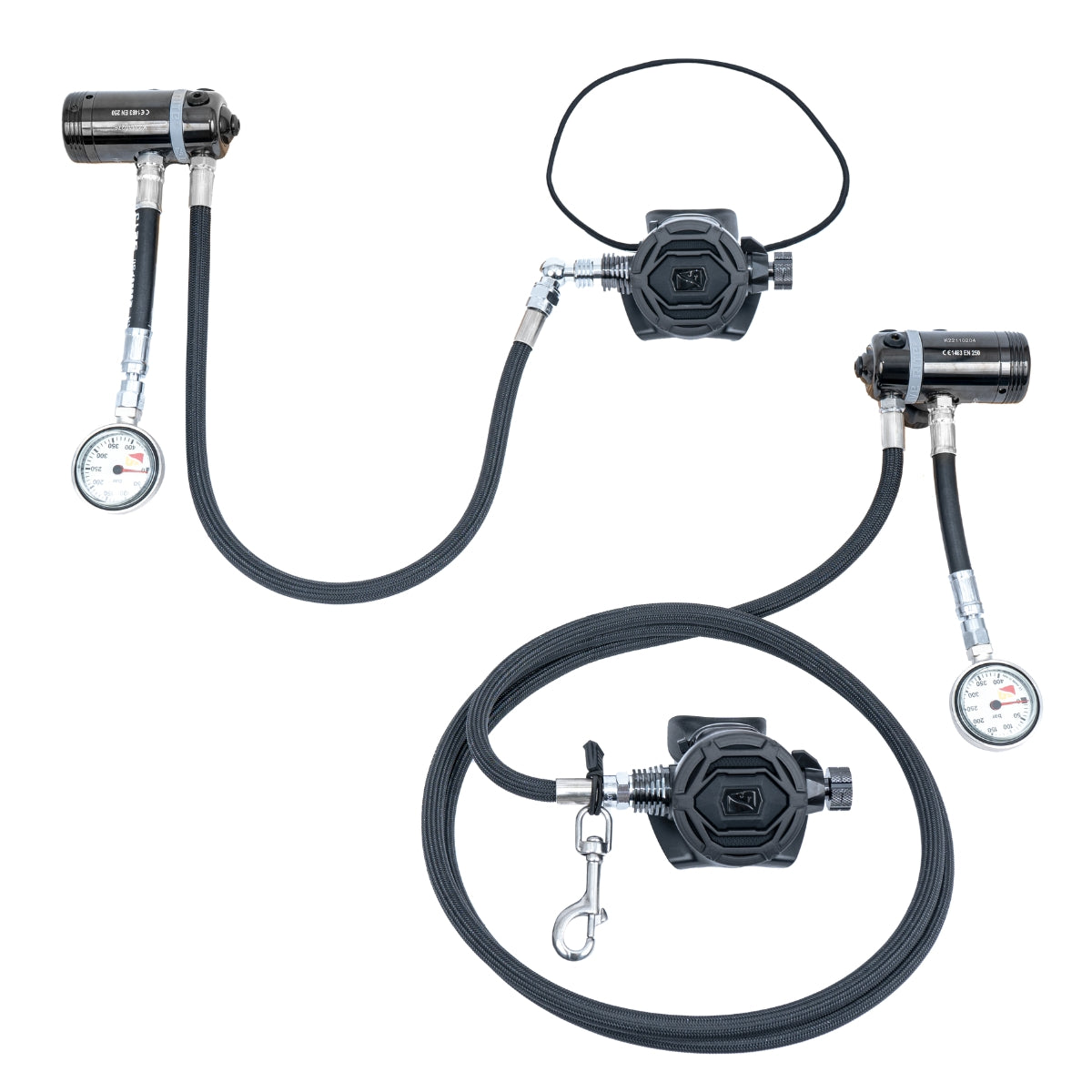 Dive Rite Sidemount Regulator Package
