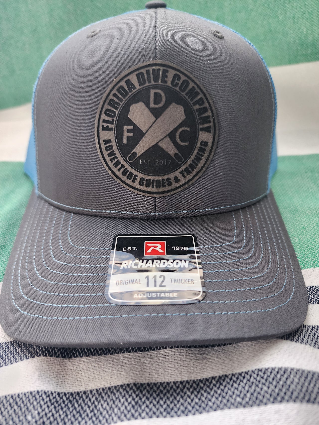 Florida Dive Company Leather Patch Hat