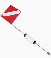 2 Piece Cylinder Dive Float & Flag w/Stiffener